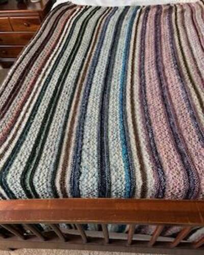 Stitch Sampler Afghan image